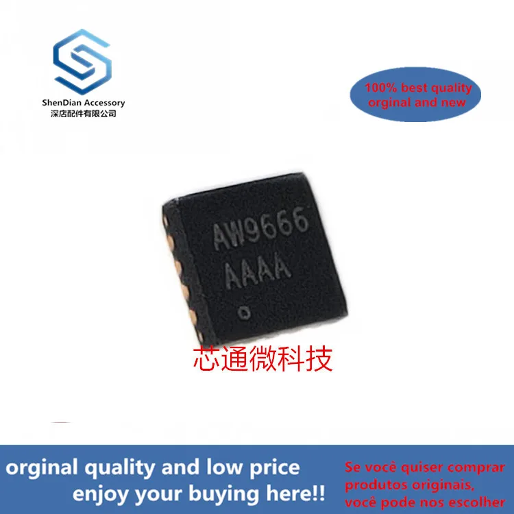 

10pcs 100% orginal new best qualtiy AW9666QNR AW9666 QFN 6-Channels 1-Wire Brightness Adaptive Four Mode Char( can work perfect)