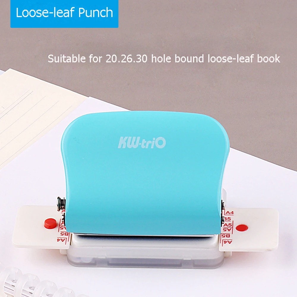 DIY Hole Puncher Loose Leaf Hole Punch A4 A5 B5 6holes 20holes 26holes 30holes Handmade  Paper Hole Puncher Office Stationery