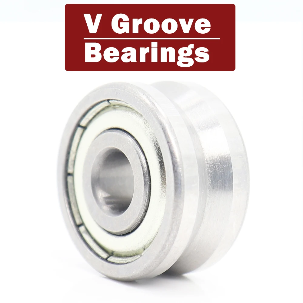 

LV62010 ZZ Bearing Wheel ( 1 PC ) 6*20*10 mm LV Series V Groove Pulley Traces Walking Guide Rail Bearings Roller LV62010ZZ