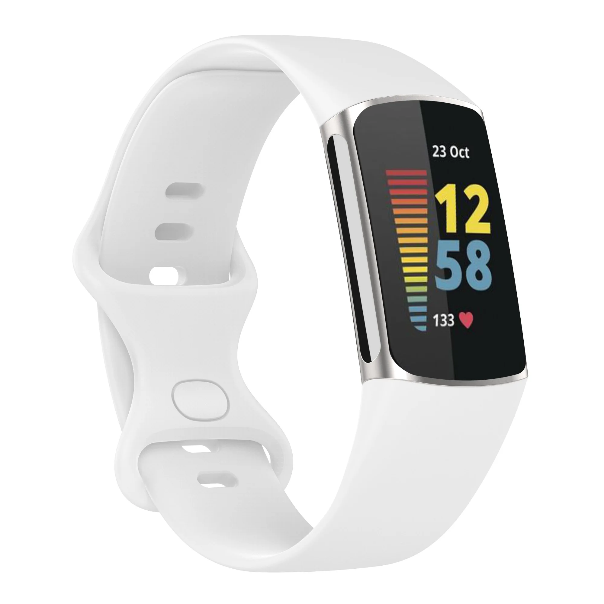 Smart Watch Soft Silicone Band Straps For Fitbit Charge 5 6 Watch Band Replacement Sport Strap Wrist Bracelet Accessories Correa image 3