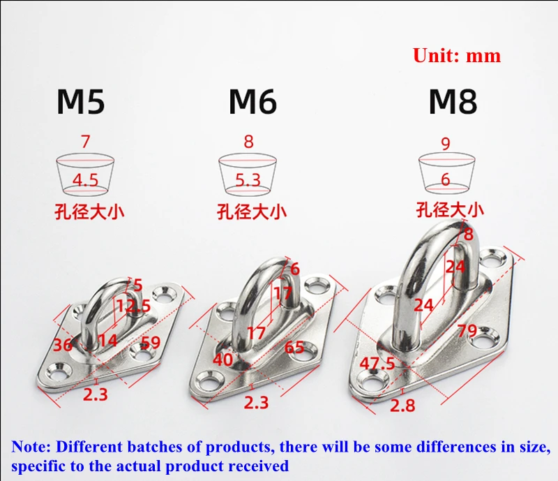 M5 M6 M8 304 acciaio inossidabile gancio a forma di U cavo metallico dispositivo di tensione ombreggiatura rete cerata installazione strumento fai