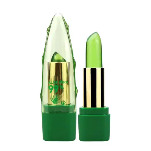 Imagen 2 del producto 1 Uds marca Aloe Vera lápiz labial hidratante Natural cambio de temperatura Color Lipblam Natural magia Rosa Protector labios cosméticos