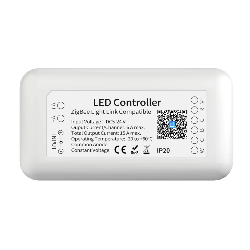 Mini Strip Light Controller Dc12 Endurable Brightness Adjustable Color Changing App Control For Amazon Alexa 15a Dimmable Safe