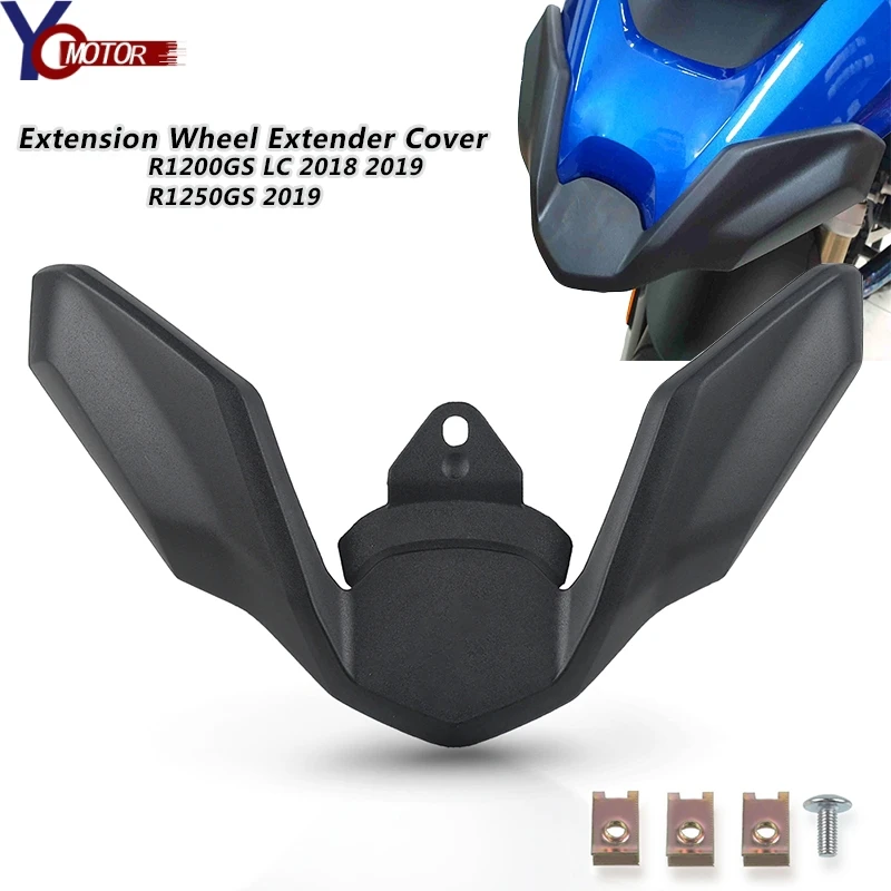 

New Black For BMW r 1200 gs R1200GS LC 2018 2019 R1250GS r 1250 gs 2019 Motorcycle Extension Wheel Extender Cover Guard