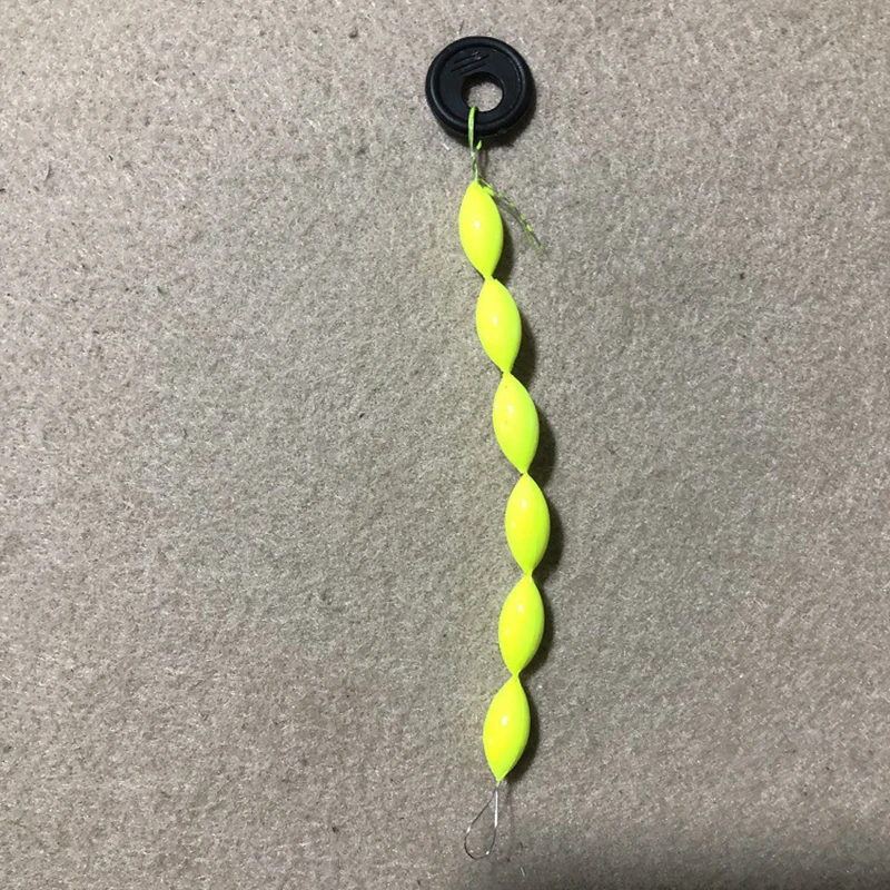 Seven Star Float Bobber Beans – Flotador Carpfishing Ovalado Rojo/Amarillo - imagen 2