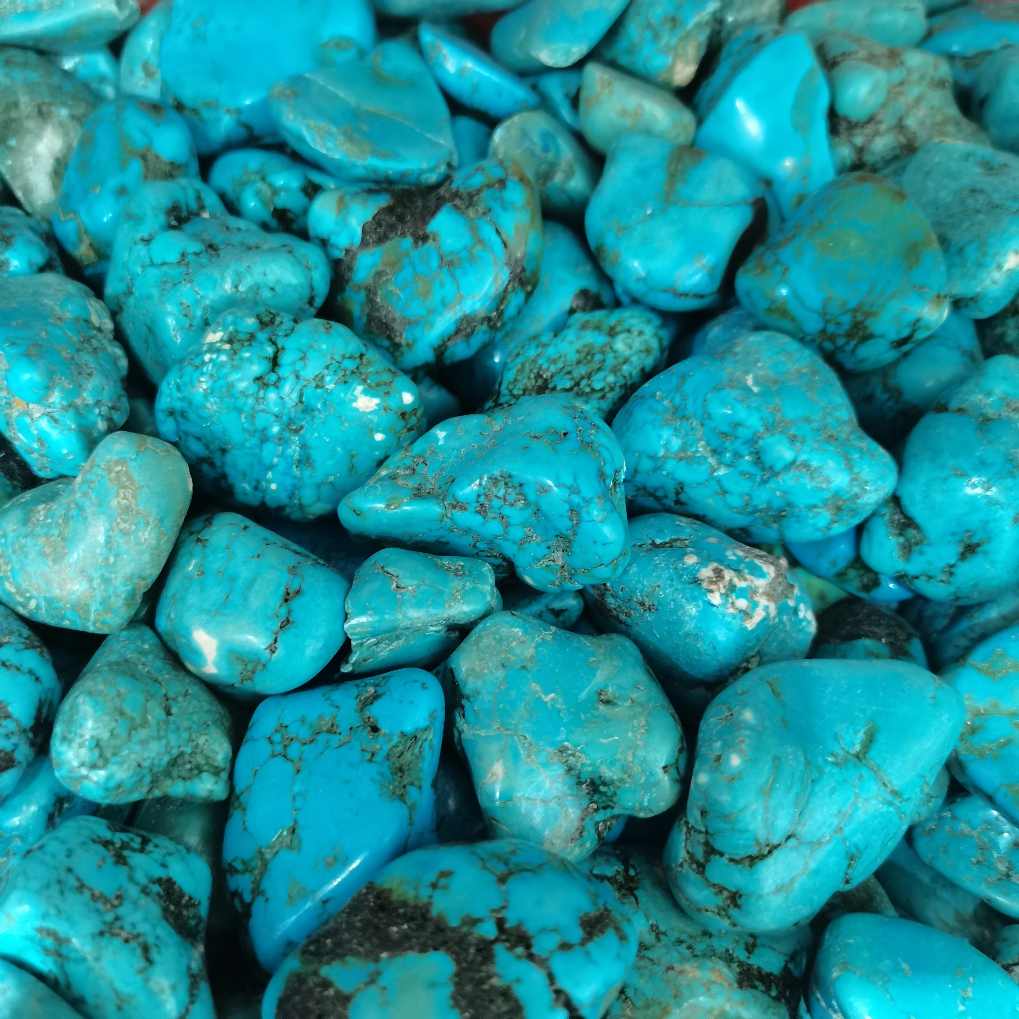 500g Natural Green Turquoise Tumbled Stone Kallaite Healing Crystals Meditation Reiki Healing Stones Natural Crystal Gemsto