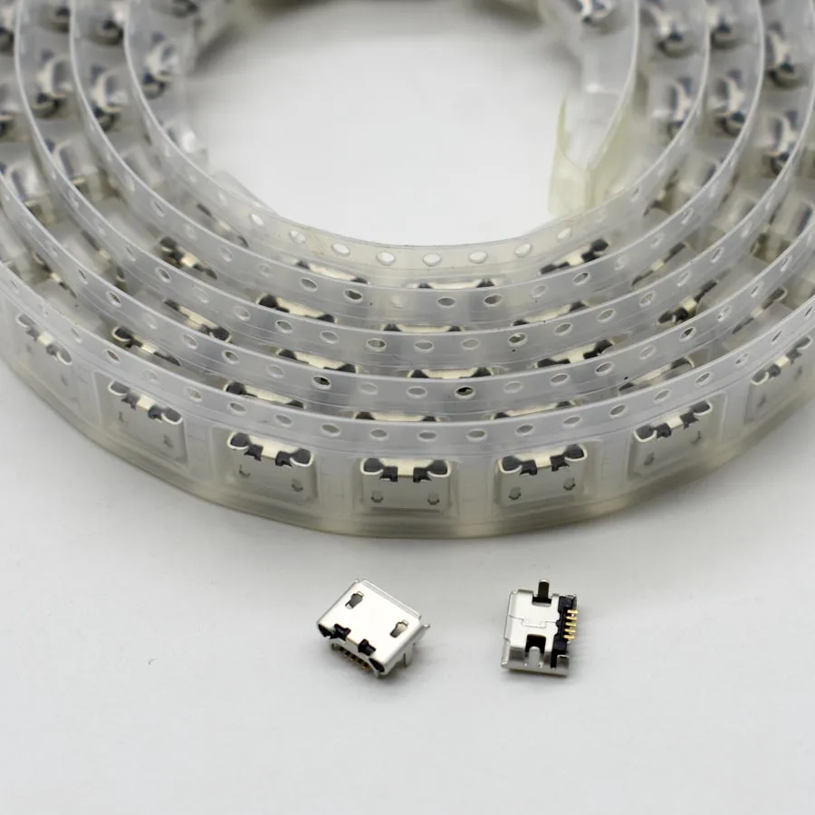 100 unidades de alta calidad para Blackberry 8520, para Lenovo IdeaTab A2109 U018, conector de puerto de carga Micro USB