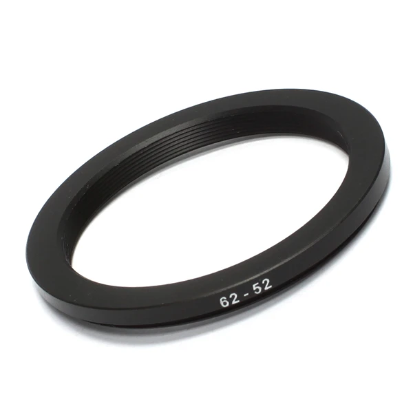 Металлическое понижающее переходное кольцо для фильтра Pixco 55 мм/58 мм/62 мм/67 мм/72 мм/77 мм-52 мм/аксессуар для объектива 55 мм до 52 мм