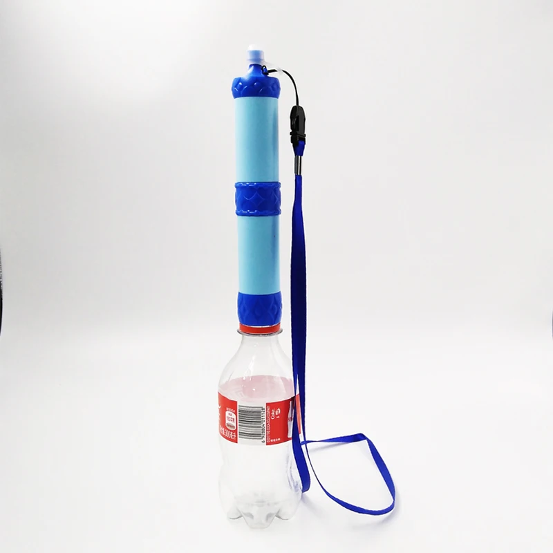 야외 정수기 캠핑 하이킹 긴급 생활 생존 휴대용 정수기 워터 필터 YS-BUY