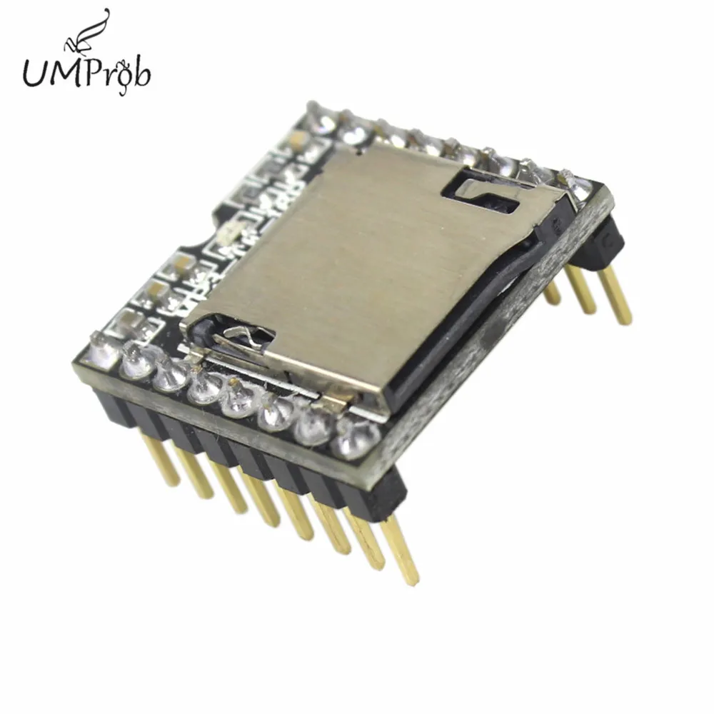 Mini MP3 Player Module with Simplified Output Speaker MP3-TF-16P TF Micro SD Card U Disk for Arduino