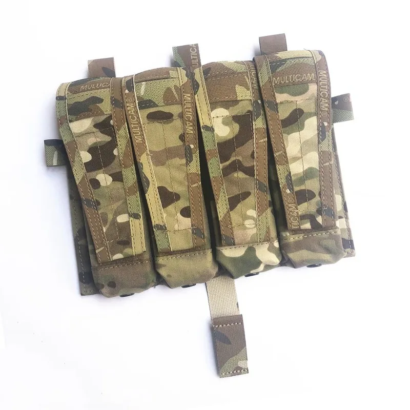 FMA MP7 Quadruple Magazine Pouch Multicam Maga for AVS JPC2.0 Vest Front Panel