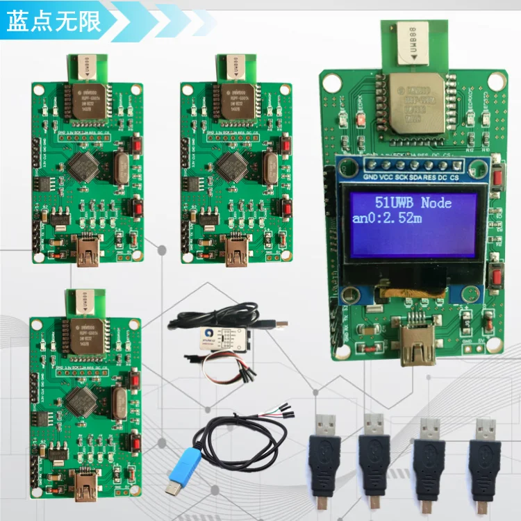 UWB Positioning UWB Indoor Positioning Following Car Dwm1000 UWB Ranging Ultra WiFi Positioning