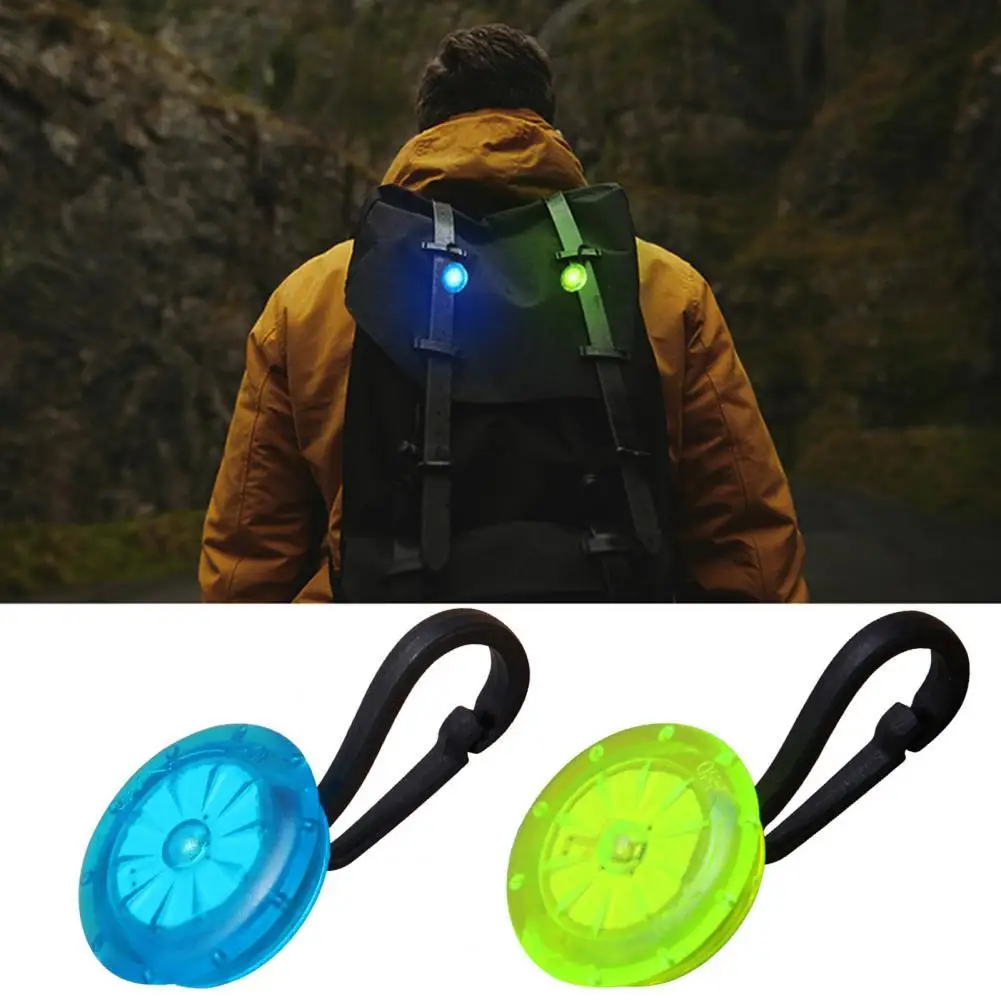 Mini Led Haken Licht Rucksack Leucht Atmen Licht Outdoor Sport Blinkt Warnung Zipper Licht Camping Ausrüstung Werkzeuge