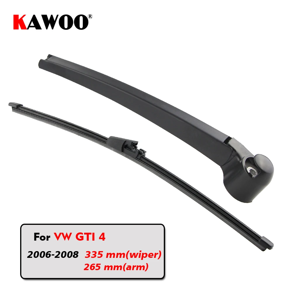 

KAWOO Car Rear Wiper Blade Blades Back Window Wipers Arm For Volkswagen VW GTI 4 Hatchback (2006-2008) 335mm Windscreen Wiper