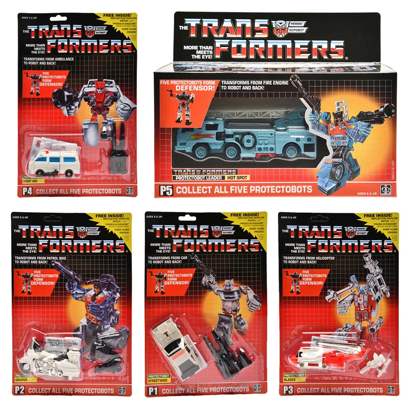 The Transformers Generation 1 Classic Reissue Version Defensor Combination Action Figure Deformable Collection Toys Gift