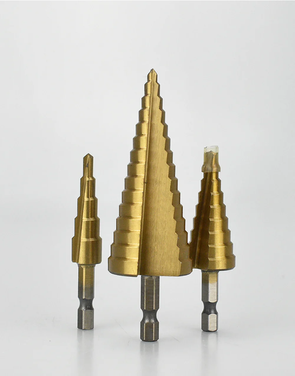 Hss Ladder Boren High Speed Stalen Rechte Groove Titanium Gecoate Metalen Hout Boren Tool 3-12Mm 4-12Mm 4-20Mm 4-32Mm