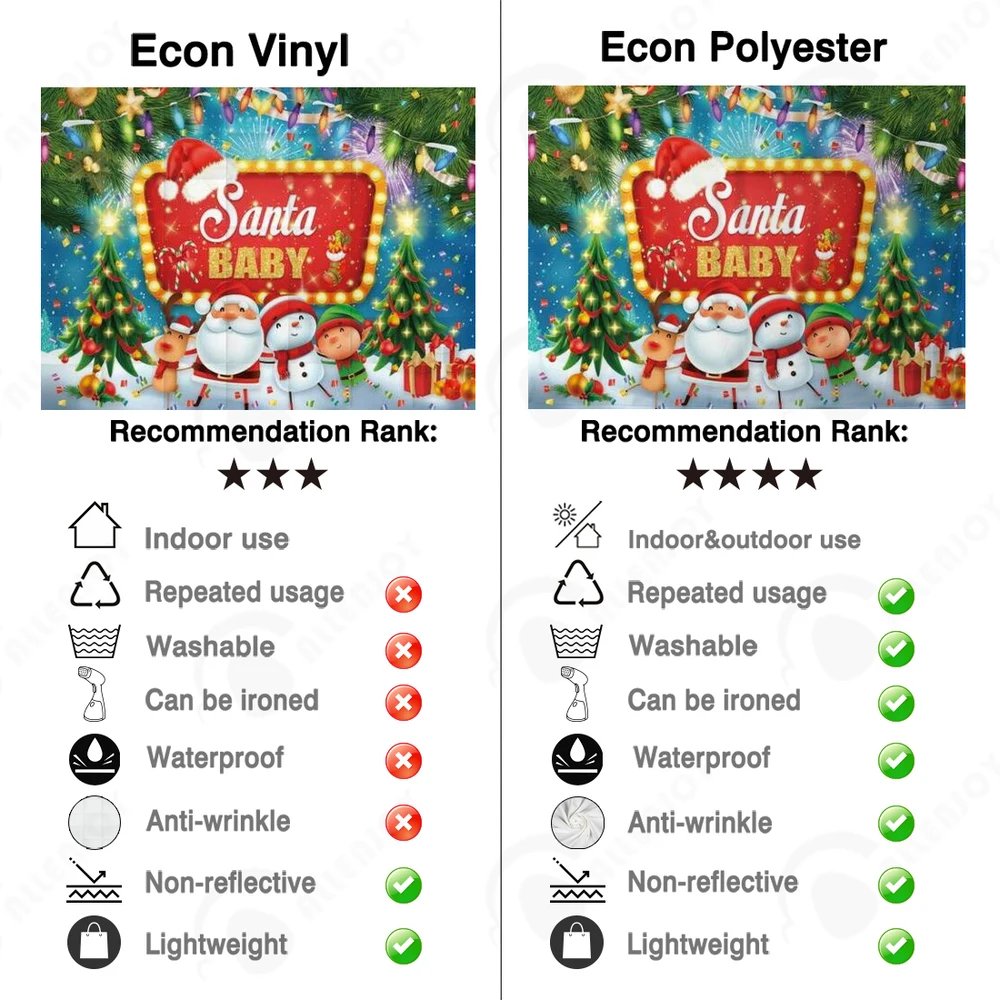 Allenjoy Santa Tắm Cho Bé Sinh Nhật Giáng Sinh Phông Nền Mùa Đông Người Tuyết Đèn Ngôi Sao Nhánh Tuần Lộc Photozone Nền