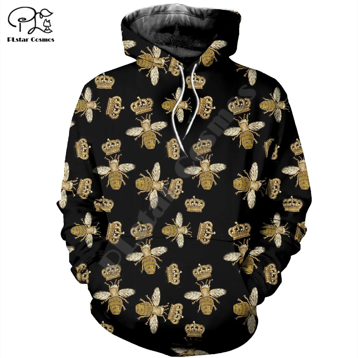 

PLstar Cosmos Funny Animal Honey Bee 3D Print New Fashion Hoodies Sweatshirts Zip Hooded For Men/Women Casual Streetwear B14