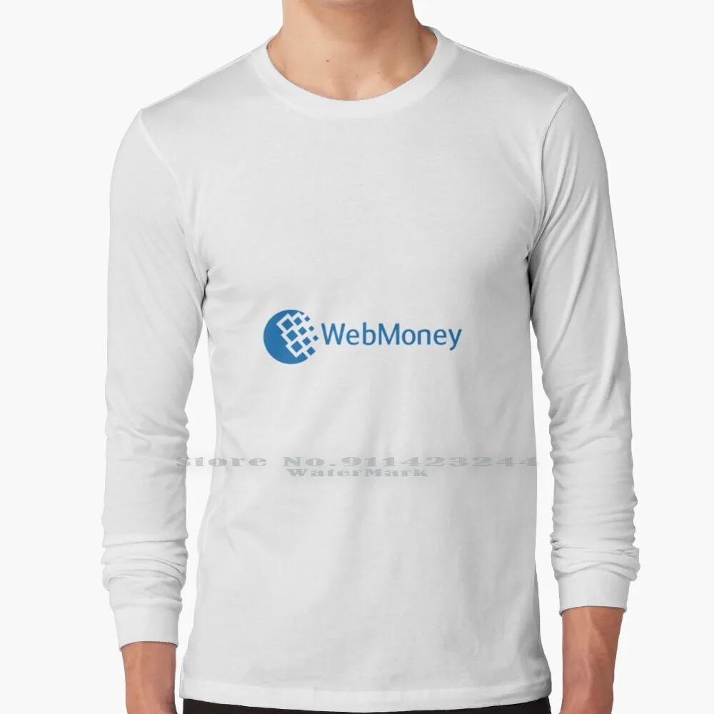 Webmoney-تي شيرت بتصميم قصير الأكمام ، قطن ، دفع ، دفع ، دفع ، دفع ، بطاقة ائتمان ، بطاقة برامج ، تطبيق خدمة ، كوم موقع ويب