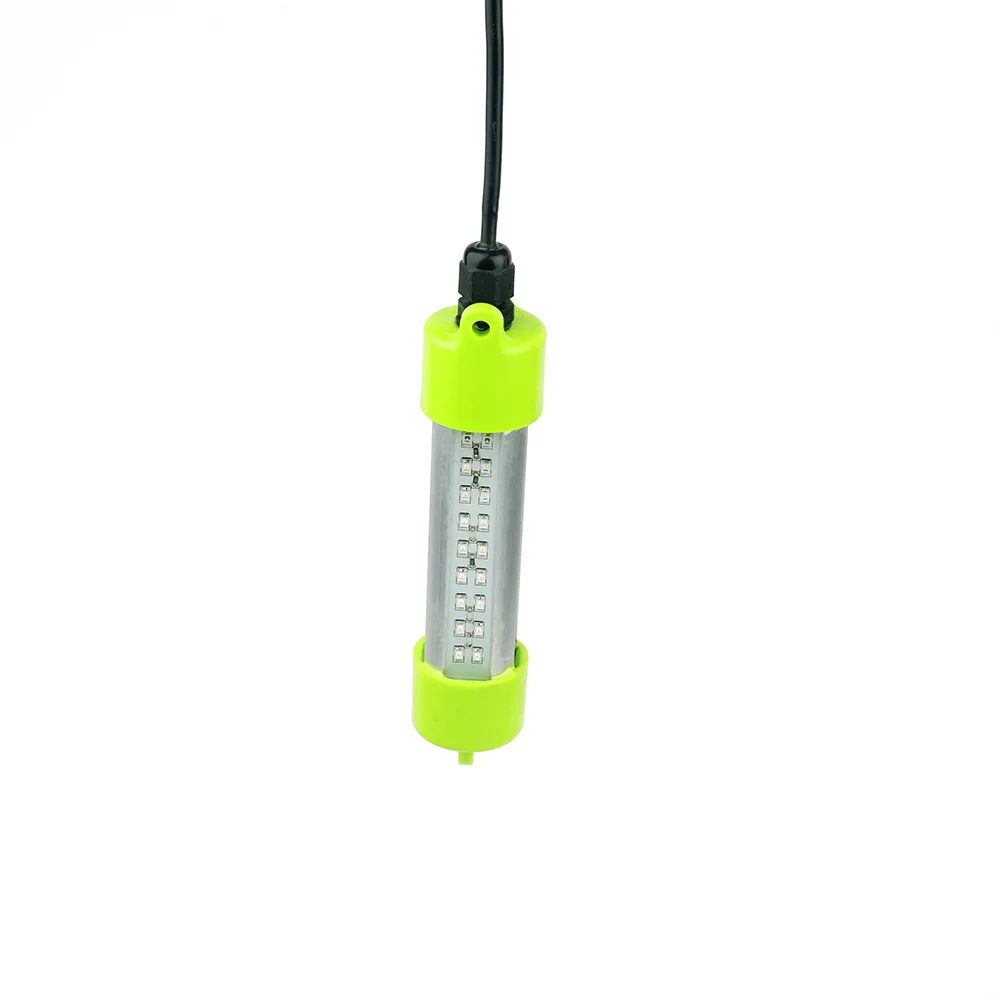 18W 45W DC 12V Green White Blue Yellow IP68 Aluminum High Power LED Fish Attracting Bait Submersible Underwater Fishing Light