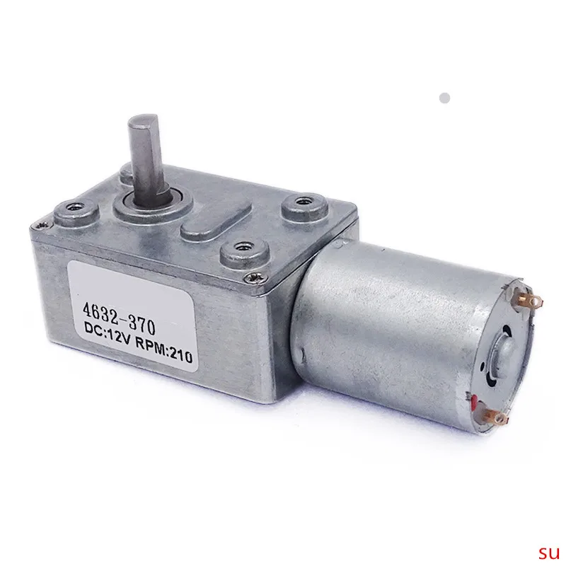 DC 12V Gear Reduction Motor Worm Reversible High Torque Turbo Geared Motor 2-100RPM Mayitr Mini Electric Gearbox Reducer