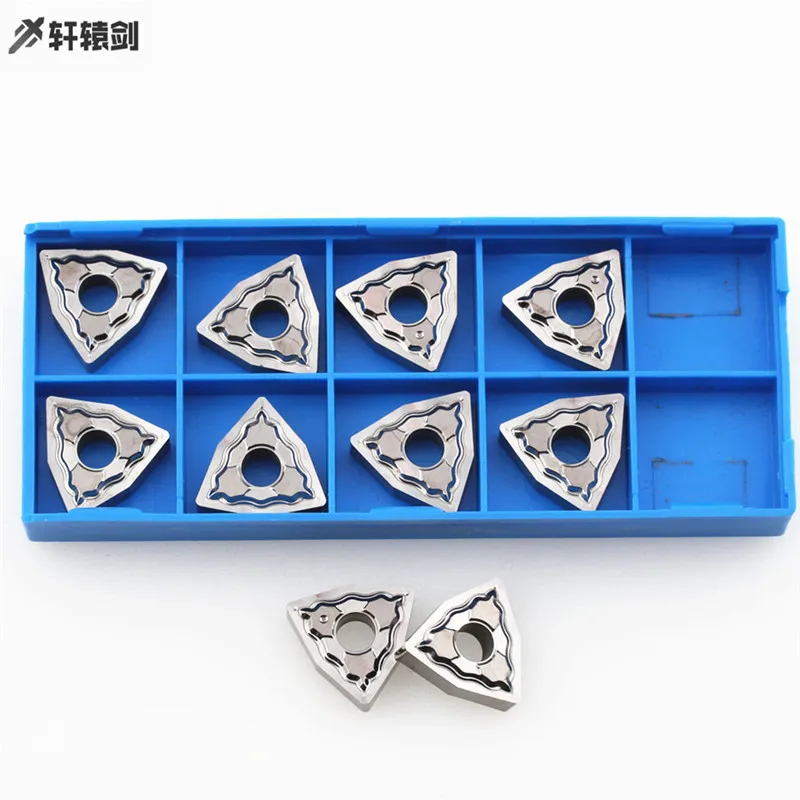 10Pcs WNMG080404 WNMG080408 HAอลูมิเนียมเครื่องมือ