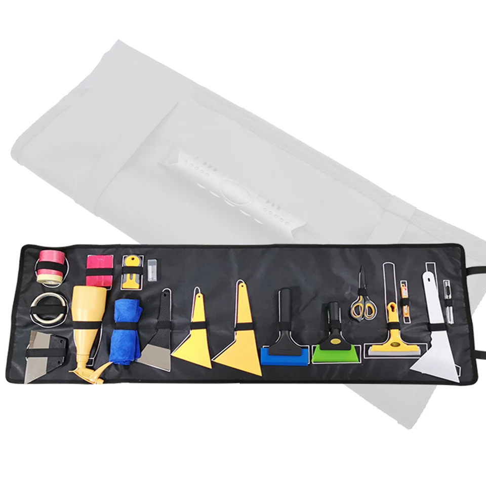 

Professional Window Tinting Tool Kit Car Wrapping Installation Tools Kit Vinyl Wrap Bag Squeegee set KDL-14