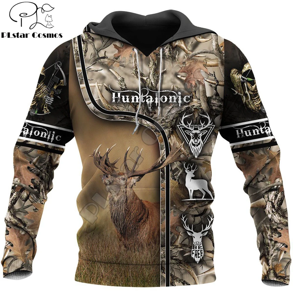 

Deer Hunter camo 3D All Over Printed Men Hoodies Sweatshirt Unisex Streetwear Zip Pullover Casual Jacket Tracksuits KJ0206