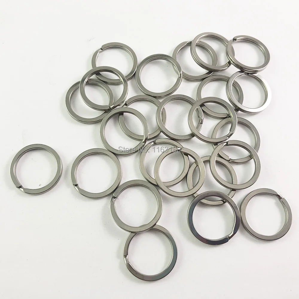 500 pcs/lot Connector Split Ring Stainless Steel Double Loop Split Rings Pet Collar Accessories