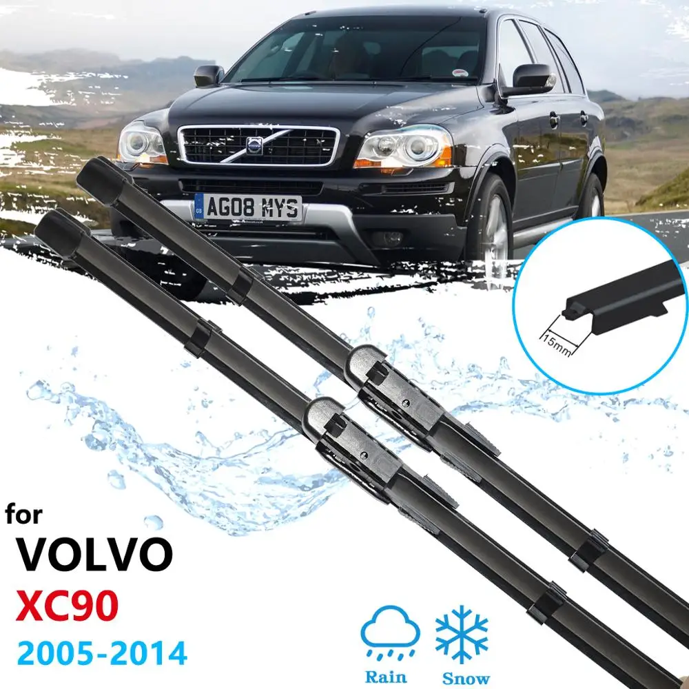 

Car Wiper Blades Front for Volvo XC90 MK1 2005~2014 Windscreen Windshield Wipers Car Accessories 2006 2007 2008 2009 2010 2011