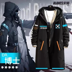 Game Arknights Doctor RHODES ISLAND Cosplay Costume Long Trench Fashion Handsome Coat Jacket Autumn Winter Casual Windbreaker