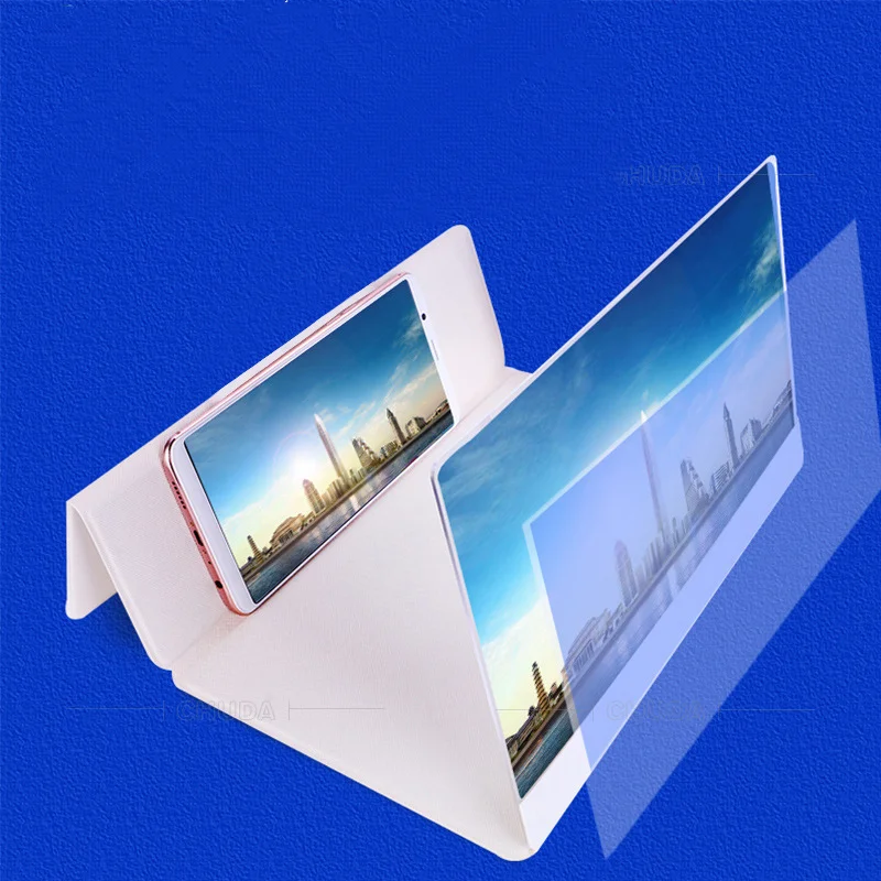 Imagem -02 - Polegada 3d Tela do Telefone Móvel Lupa hd Amplificador de Vídeo Suporte e Suporte do Telefone Portátil Universal Smartphone 8