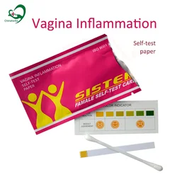 50 Pcs Feminine Hygiene Health Care Female Self Test Card Vaginal Urinary Tract Vaginosis Bacterial Thrush Self-test Strip Kit