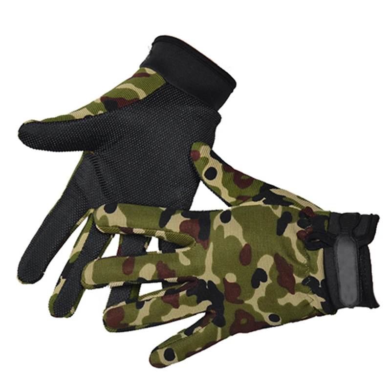 Summer Men's Tactical Glove Full Finger Lightweight Breathable Riding Bicycle Non-slip Half Finger Women Gloves Fishing