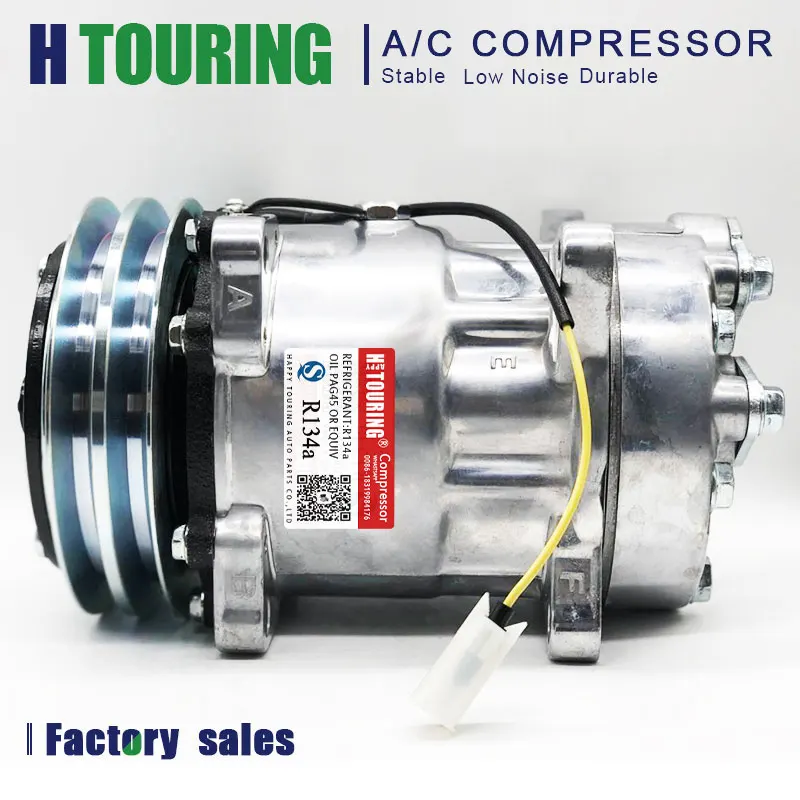 

SD7H15 AC Compressor for Volvo Wheel Loader Excavator 14649606 VOE11412632 14518640 15082742 11104419 11412632 14506862 15082742