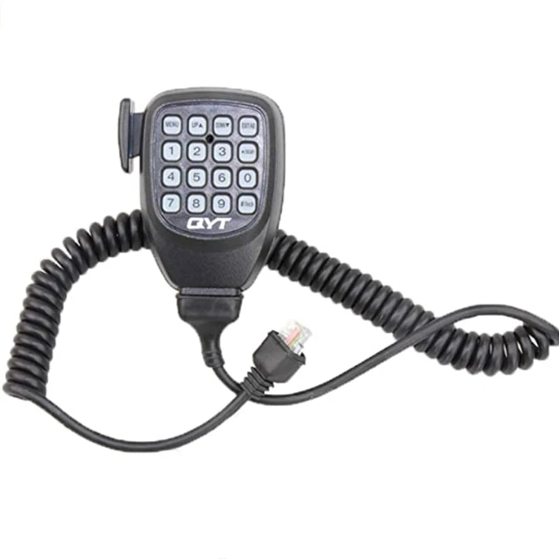 

Original DTMF Microphone with Hang-up Clip for QYT Mobile Radio KT-5800 KT-780Plus KT-980Plus KT-8900D KT-8900 Car radio