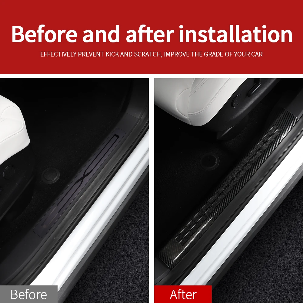 Welcome threshold For tesla model X accessories tesla 2016-2023+ 2024 model x interior accessories