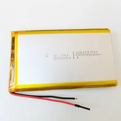 10000mah 3.7V 1260100 Li-polymer Rechargeable Battery 1160100 For Tablet PC Power Bank Remplacement Battery