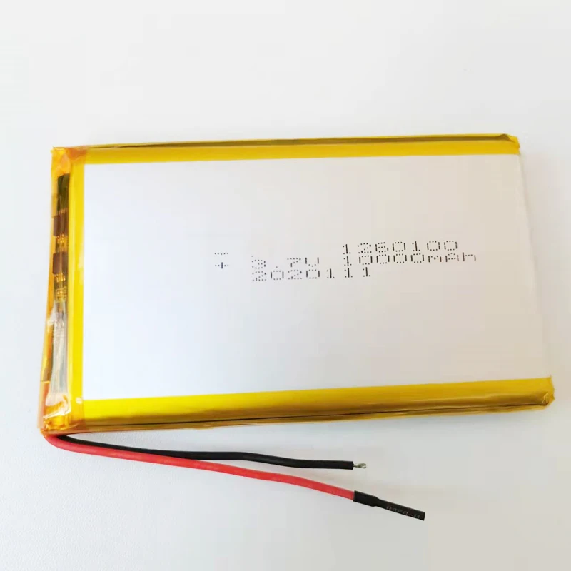 10000mah 3.7V 1260100 Li-polymer Rechargeable Battery 1160100 For Tablet PC Power Bank Remplacement Battery