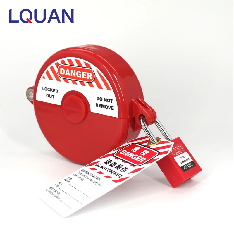 China Good Quality Safety Lockout High Quality Security ABS Gate Valve Locks