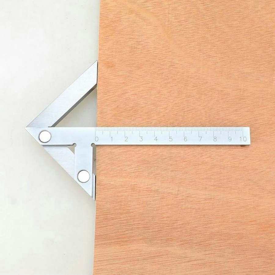 

Centering Square Gauging Protractor Angle Ruler Center Gauge Round Bar Mark Finder Tool