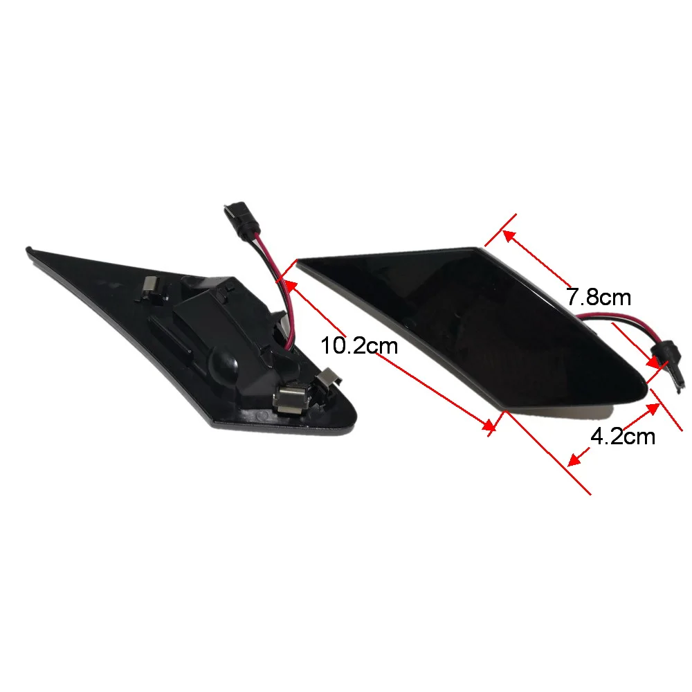 July King Car LED Yellow Fender Side Turn Signals for Toyota GT FT 86 Scion FR-S and Subaru BRZ 2013+, Direct Replacement