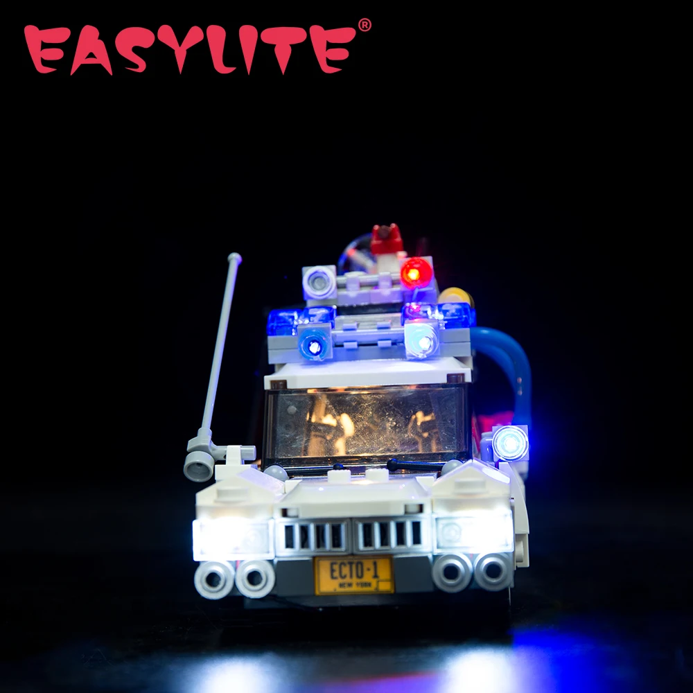 EASYLITE-juego de luces LED para 21108, Compatible con Ghost Busters, Ecto-1, Juguetes DIY, bloques, solo Kit de iluminación, no incluye modelo
