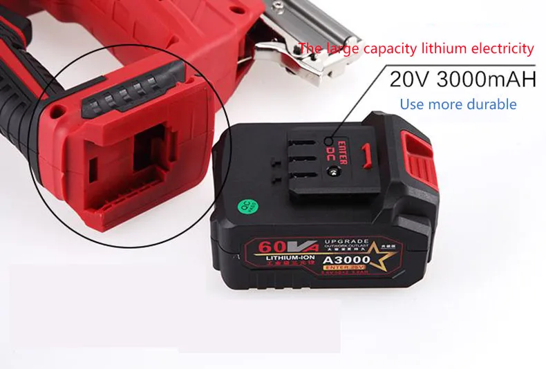 Pistola sparachiodi elettrica con batteria al litio f30 codice pistola sparachiodi diritta pistola sparachiodi