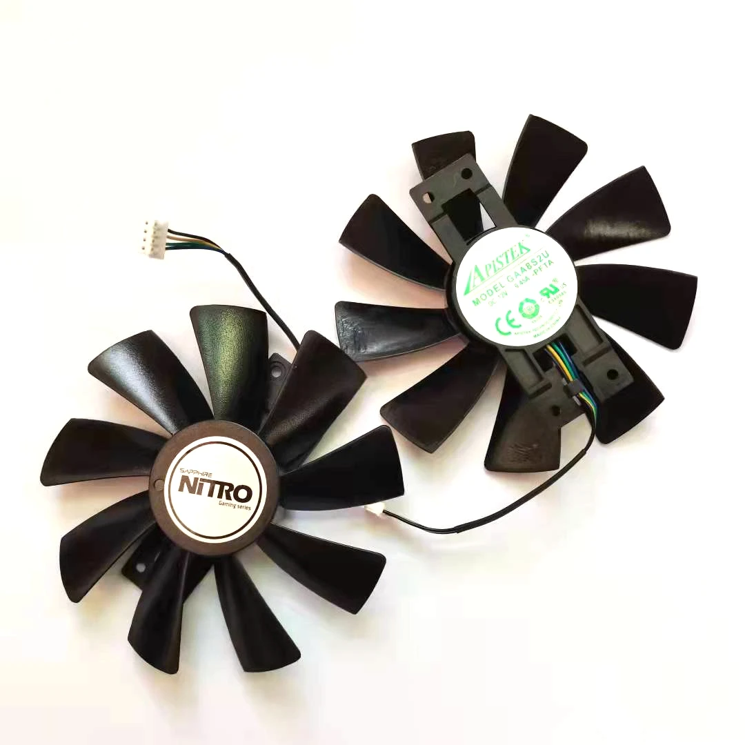 GAA8S2U 2pcs/lot DC12V 0.45A 4pin 100mm for Sapphire R9 380 380X 2G 4G 5D Graphics Card Fan