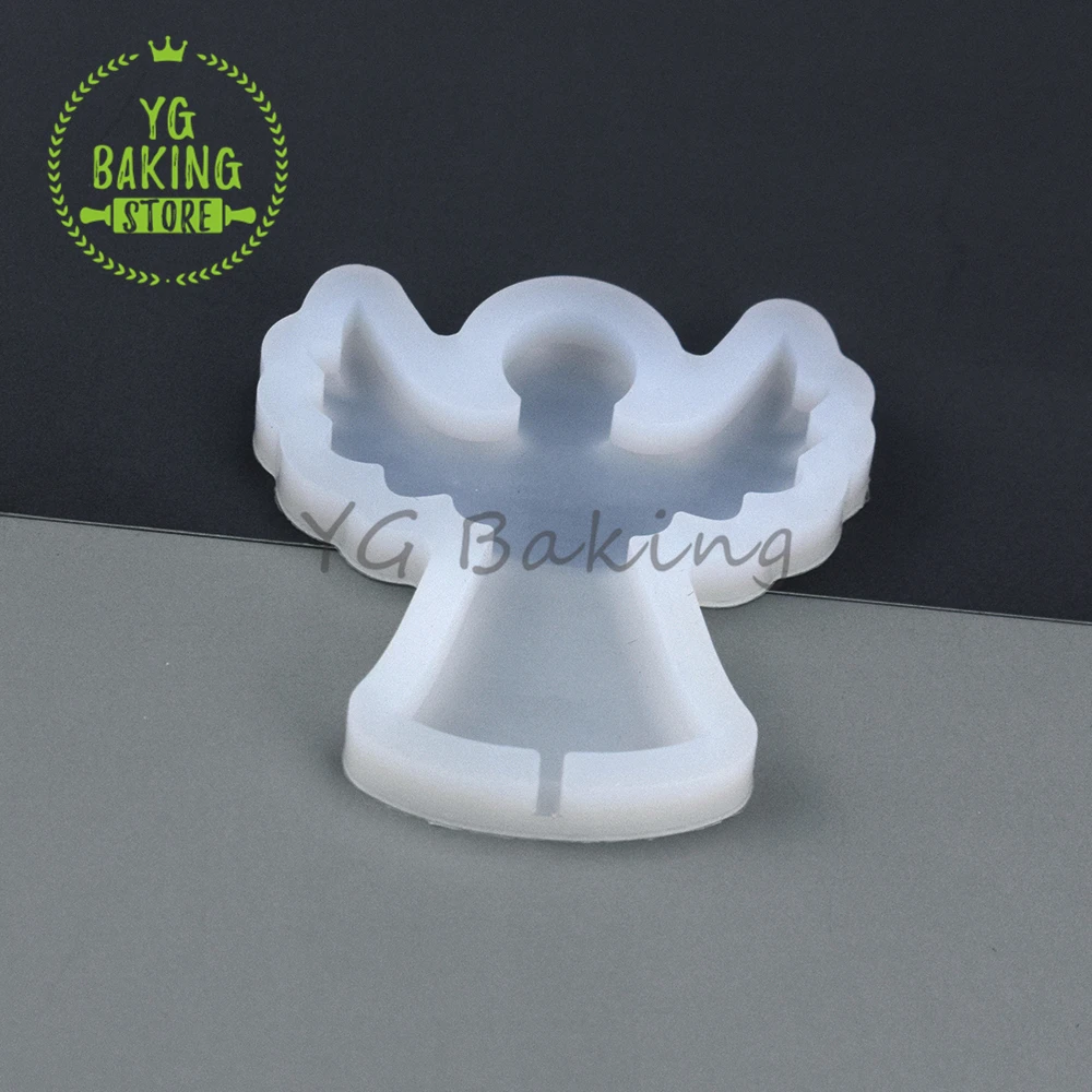 New Arrival Angel Design Epoxy Resin Silicone Mold Chocolate Lollipop Cake Mould Cake Decorating Tool Kitchen Accessories