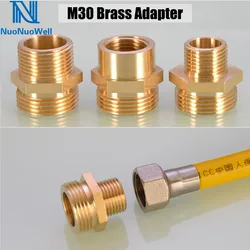 NuoNuoWell 1PC M30 X 1/2''  3/4'' Reduce Adapter Gas Pipe Fittings Cooper Connector Hose Repair Joints