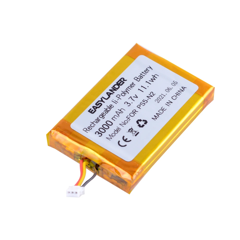 3.7V 3000mAh Rechargeable Lithium Li-ion Polymer Battery for PS5 Game Controller LIP1708  FOR Playstation 5 Gamepad