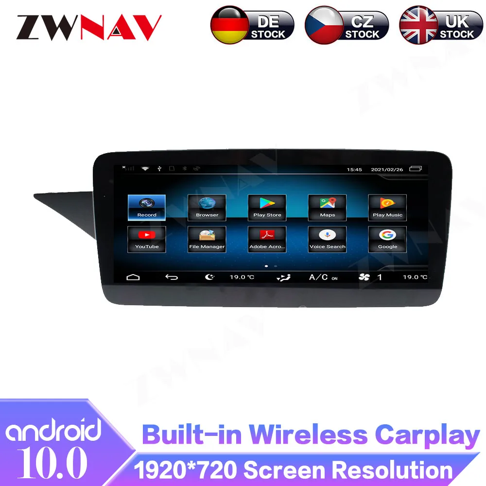 Car GPS Navigation Android 10.0 8+128GB For Benz E W212 2009 - 2012 Multimedia Player Radio 4G LTE DSP Carplay Auto ISP Screen