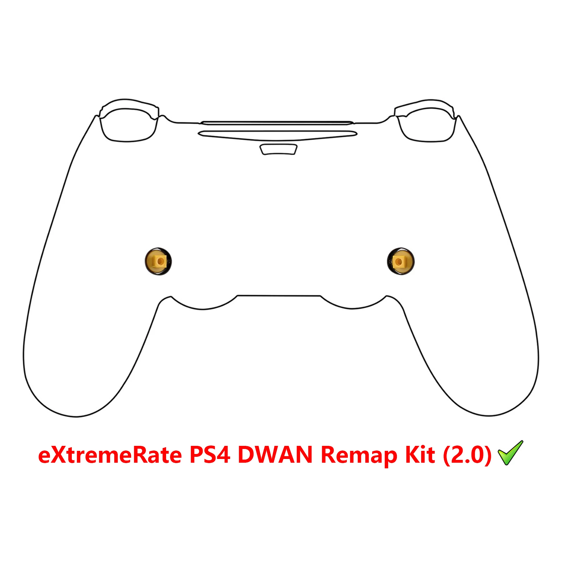 Extremate kabel pita Borad FPC pengganti Remap untuk ps4 extremate Dawn (1.0, 2.0) Kit Remap